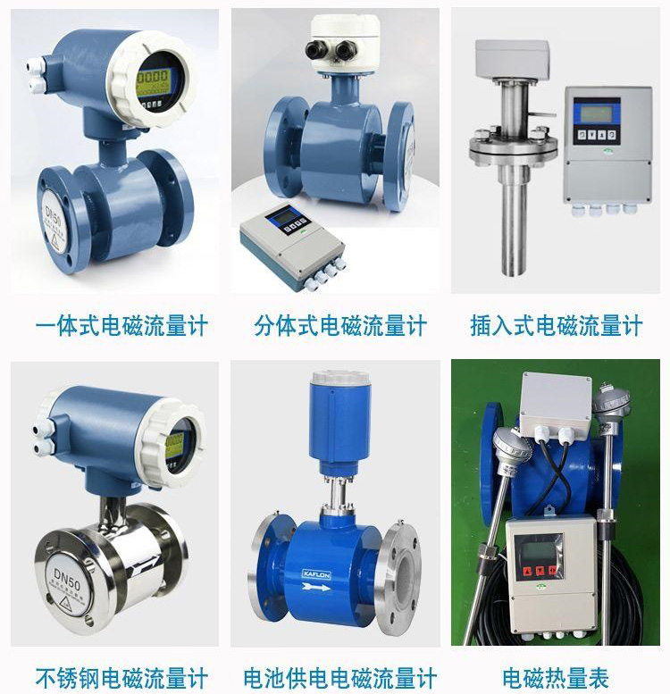 電磁流量計產品（pǐn）分類圖