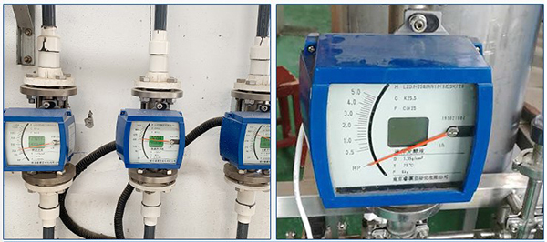 化工轉子流量計（jì）現場安（ān）裝使用圖