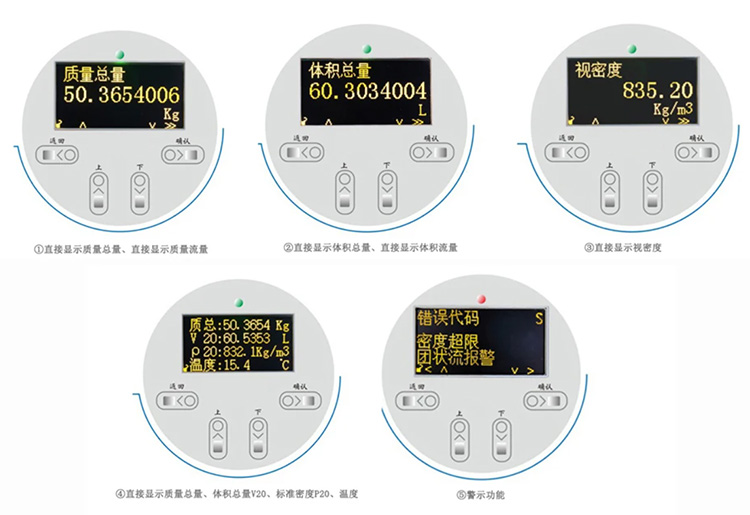 衛生型質量流量計（jì）液晶（jīng）顯示（shì）