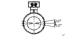 dn200汙水流（liú）量計安裝位置（zhì）示意圖