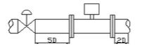 旋進旋（xuán）渦流量計安裝圖示