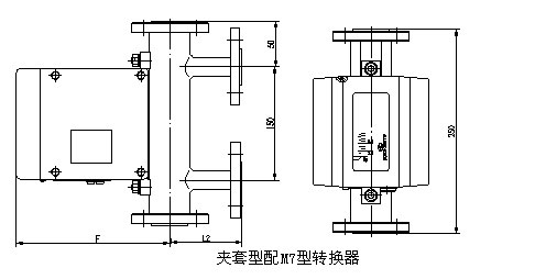 液體轉子（zǐ）流量（liàng）計外（wài）形尺寸圖