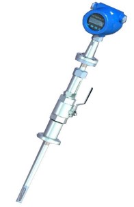 高溫（wēn）型熱式氣體質量流量計插入型安裝結（jié）構圖