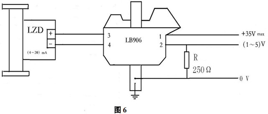 指針式金屬管浮子流量（liàng）計本安防爆型接線圖